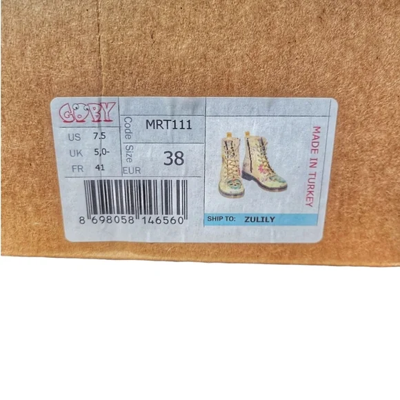 Goby // Women's Long Boots MRT111 // US 7.5 EU 38 // Beige - Picture 11 of 11